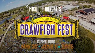 Michael Arnones 32nd Annual Crawfish Fest 2025 Preview Reel [upl. by Bethesde658]