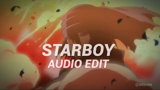 Starboy  Slowed amp Reverb   The Weeknd  Edit Audio [upl. by Shelman]