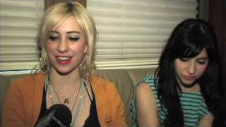 The Veronicas Interview On The RIS American Tour [upl. by Hobart]