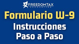 Cómo Llenar El Formulario W9 del IRS Instrucciones Paso a Paso [upl. by Ylicic]