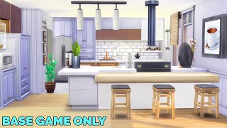 ★ BIG Family House ✔ Base Game Only  NoCC  The Sims 4  Stop Motion [upl. by Adirf]