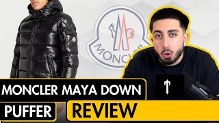 I Saved £300 on Moncler in Rome  Moncler Maya Down Puffer Jacket Review [upl. by Fredie384]