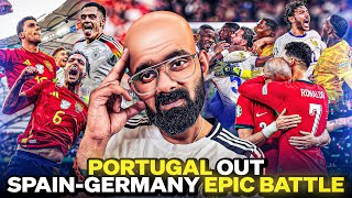 Ronaldo and Portugal are out of the Euros 2024  Spain knocks Germany out in an epic battle [upl. by Jordanna]