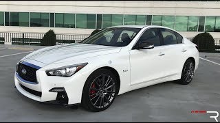 2018 Infiniti Q50 Red Sport AWD – Redline Review [upl. by Tertia]