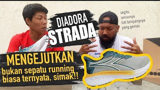 Pelari nyobain sepatu premium DIADORA STRADA yang menakjubkan simaaak happy kita… [upl. by Major]