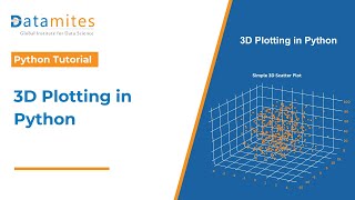 3D Plotting in Python with Matplotlib  Python Tutorial  DataMites [upl. by Star204]