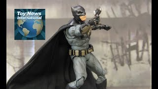 Justice League Movie SH Figuarts Batman Figure Review [upl. by Anelleh878]