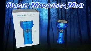 This handheld flashlight is on steroids Olight Marauder Mini White amp RGB [upl. by Naujit]