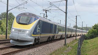 Eurostar Class 373s at Speed on HS1  10 amp 12th July 2023 [upl. by Becker]