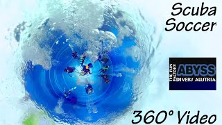 Fußball Unterwasser  Underwater Scuba Soccer  Abyss Divers  360° [upl. by Enileqcaj]