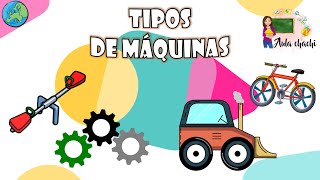 Tipos de Máquinas  Máquinas Simples y Compuestas  Aula chachi  Vídeos educativos para niños [upl. by Ennazus]