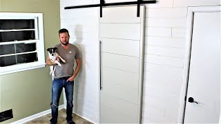 The 40 Modern Barn Door  Easy DIY Project [upl. by Jewell]