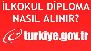 EDevlet İlkokul Diploması Nasıl Alınır [upl. by Betta]