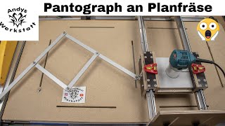 Wie geht das Planfräsen Vorrichtung auf TKS mit Pantograf Pantograph [upl. by Tnahsarp855]