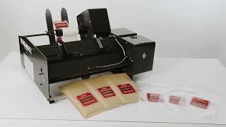 Label Applicator for Flat Surfaces  VERSAMATE300 Automatic Label Applicator [upl. by Gran137]