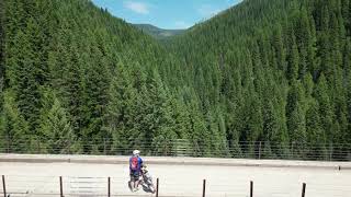 Pull away from trestle on Hiawatha Trail [upl. by Nossila46]