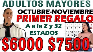 🎁Primer REGALO X Claudia Sheinbaum y Ariadna Montiel para Adultos Mayores 60007500 ¡AMLO se va [upl. by Gard]