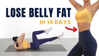 LOSE BELLY FAT in 14 Days  Get a Flat Stomach Burn Belly Fat🔥10 MIN Abs Workout [upl. by Aneerehs]