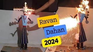 Ravan dahan 2024  Dussehra 2024  Patel Nagar ravan dahan [upl. by Nwahsar]