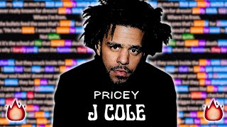 J Cole  Pricey  RHYMES HIGHLIGHTED [upl. by Wilkins21]