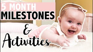 HOW TO PLAY WITH YOUR 5 MONTH OLD  DEVELOPMENTAL MILESTONES  WHAT YOU NEED TO KNOW [upl. by Erbe]