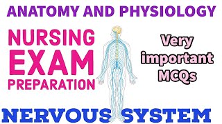 Anatomy and Physiology MCQs Nervous system [upl. by Aikas]