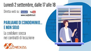 Parliamo di condominio… e non solo – La cedolare secca nei contratti di locazione [upl. by Lemieux915]