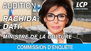 Rachida Dati  audition devant la commission denquête sur les fréquences TNT [upl. by Sidon]