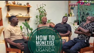 HOW TO MONETISE TIKTOK in UGANDA My glass of happiness with Brenan Pinto amp Mama Napyudde [upl. by Gnivri649]