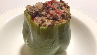 Stuffed Bell Peppers With Ground Beef and Rice  How to Make Stuffed Peppers [upl. by Ted]