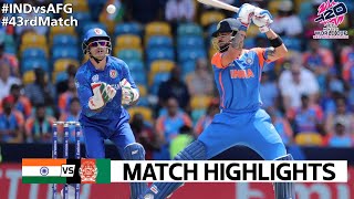 India vs Afghanistan T20 World Cup 2024 Highlights  20th June 2024  IND vs AFG Highlights [upl. by Ellerihs]