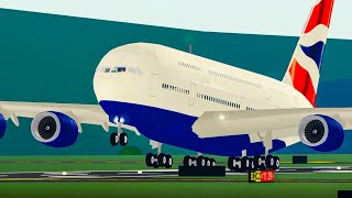 A380 Landing Competition in PTFS [upl. by Airlia]