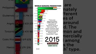 Top Banana Producing Countries in the World 🌍🍌 [upl. by Am]