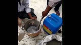 How to do Terrace waterproofing using Algicoat RC104 Contact No92465094229246365055 [upl. by Hcardahs]