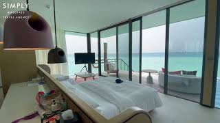 SO Maldives Resort  Lagoon Water Pool Villa Room Tour [upl. by Claybourne801]