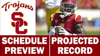 USC Football 2024 Schedule Preview amp Record Projection [upl. by Hannahsohs]