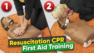 Resuscitation CPR  How To Do CPR First Aid Training [upl. by Martguerita702]