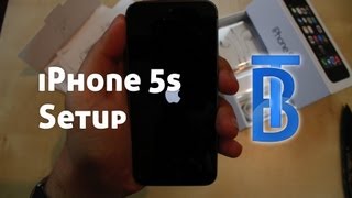 Start amp Setup Apple iPhone 5s  Spacegrau GermanDeutsch [upl. by Ber]