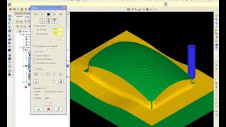 Mastercam X6 Milling surface [upl. by Ednargel]