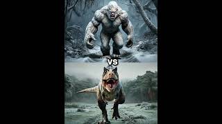 Yeti vs T Rex vs Gaint Creatures Godzilla Wendigo King Kong Werewolf Dainasour mammoth alien [upl. by Oaoj866]