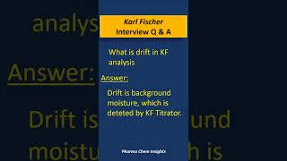 Karl Fischer question answers  KF titration kf chemistry [upl. by Currie315]