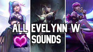 All Evelynn W Sounds SHORTS [upl. by Center179]