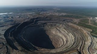 Siberias Diamond Mines Leave Gaping Holes In The Planet [upl. by Clovis]