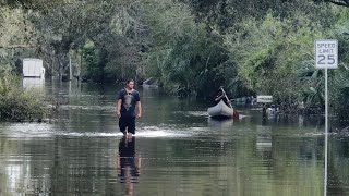 HISTORIC Flooding  Drone  Bloomington FL 101224 [upl. by Hgielac]