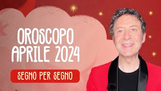 OROSCOPO DEL MESE APRILE 2024 [upl. by Gerfen894]