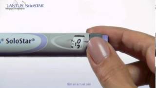 Injecting Insulin With the Lantus SoloSTAR Pen [upl. by Etneciv75]