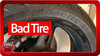 Bad Metzeler Roadtec 01 Tire [upl. by Yddeg437]