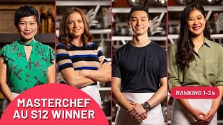 Winner MasterChef Australia Season 12 Ranking 124 [upl. by Adiazteb]