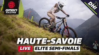 Haute Savoie Elite Downhill SemiFinals  LIVE DHI Racing [upl. by Iccir]