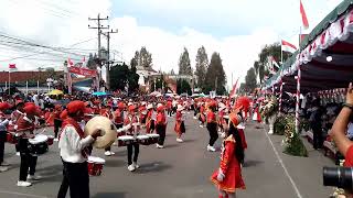 Pawai Drumband Ora Et Labora Simpang Kaban [upl. by Ahsiat]